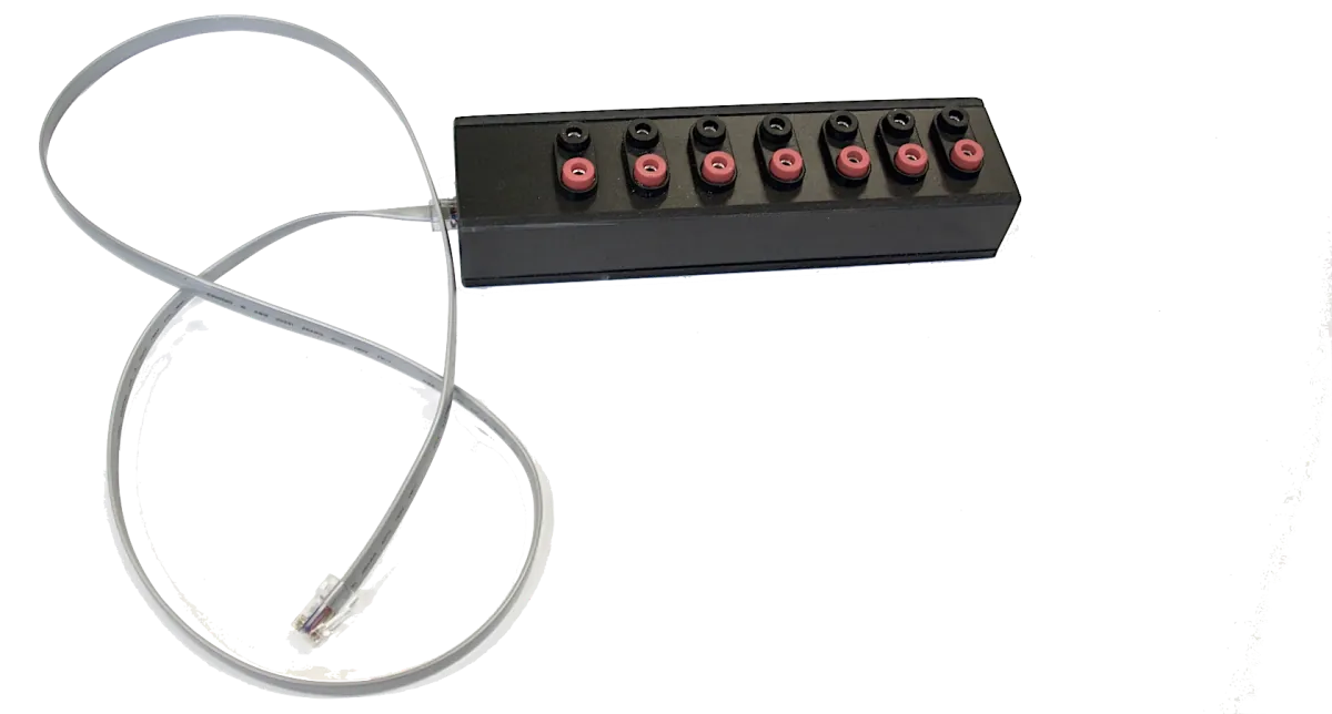 Breakout Box — signal interface for connecting wheel cages to PhenomeLab USB data acquisition