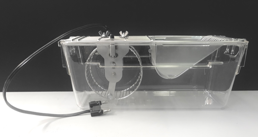 Magnetic Wheel Mount — stainless steel running wheel mount with removable magnetic sensor