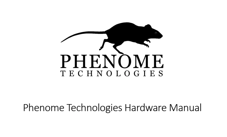 Phenome Technologies Hardware Manual cover page